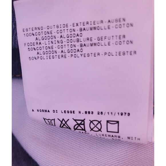 Men's Just Cavalli Ittierre‎ Button Fly Denim Blue Jeans Size 38 x 34 NWOT - Picture 10 of 16